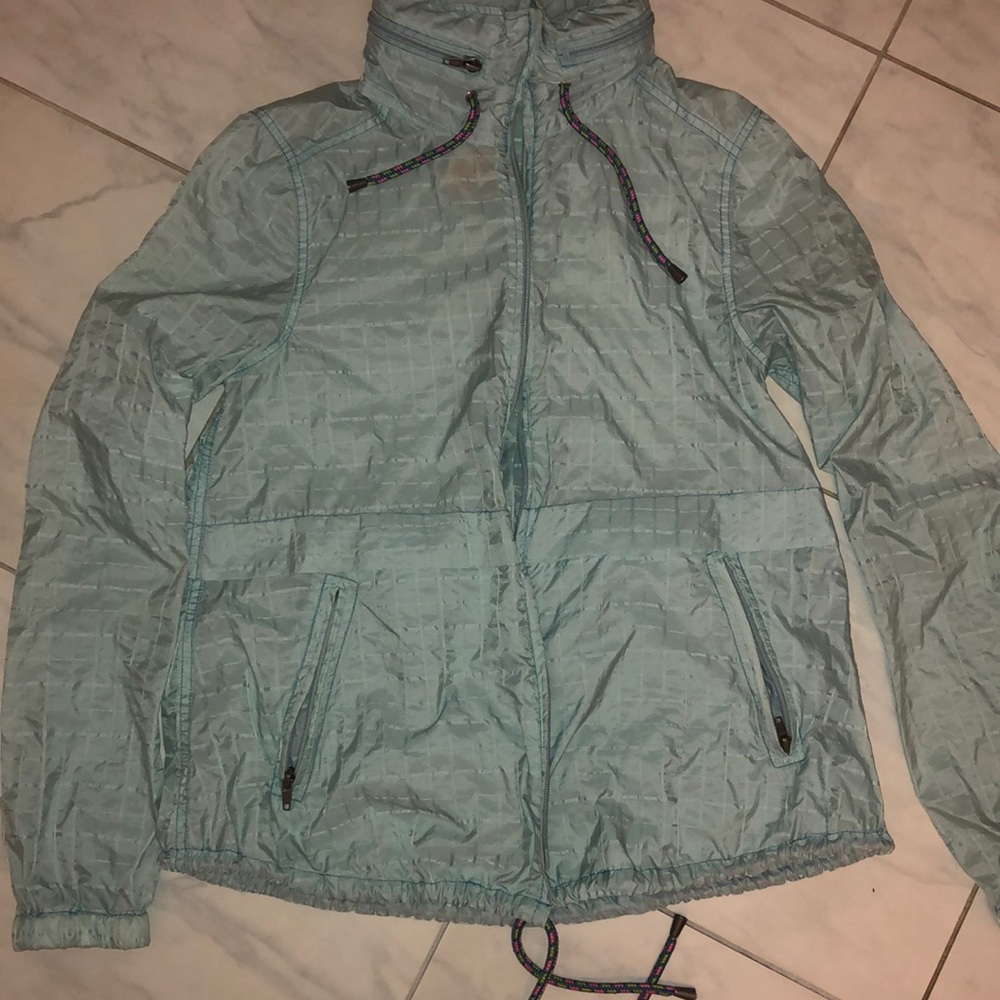 Free people light jacket, size small, aqua color